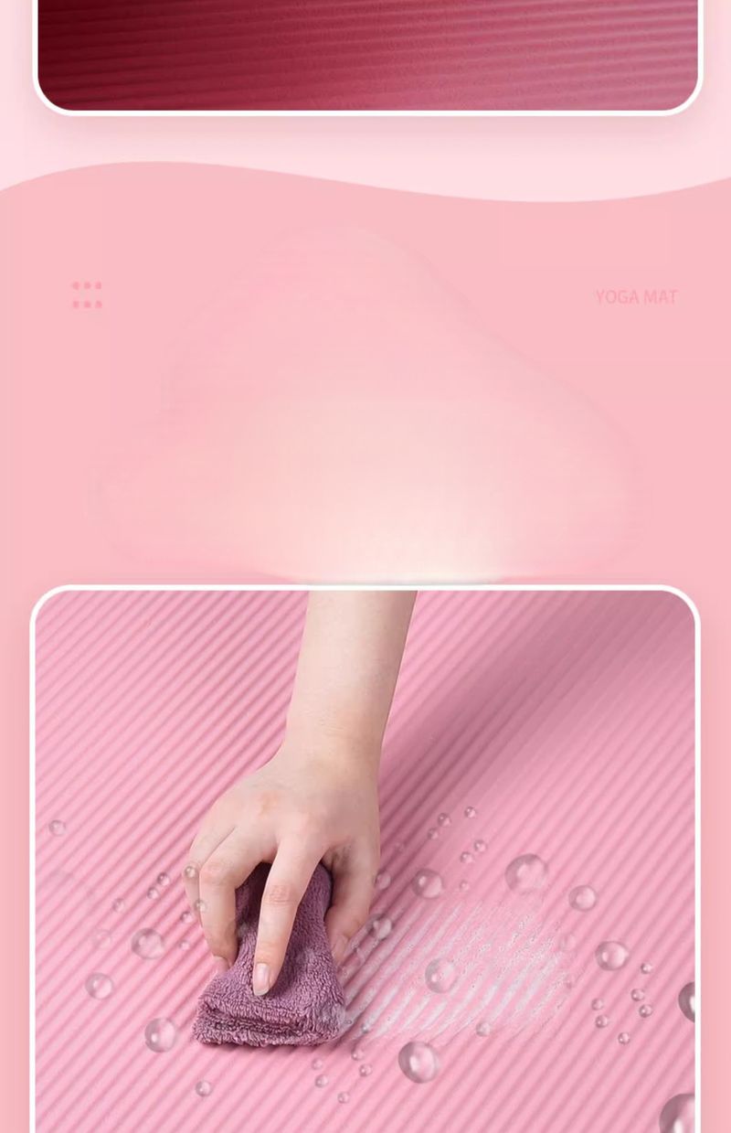 Yoga Thickened Non-Slip Exercise Fitness Sit-Up Home Use Shock Absorption Soundproof Widened Floor Mat_voghion.com