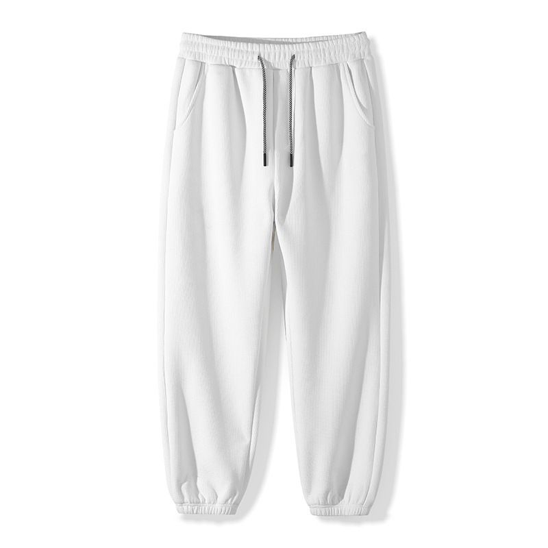 Trend muške odjeće Waffle Leggings Four Seasons Široke sportske hlače Modne tanke prozračne_voghion.com