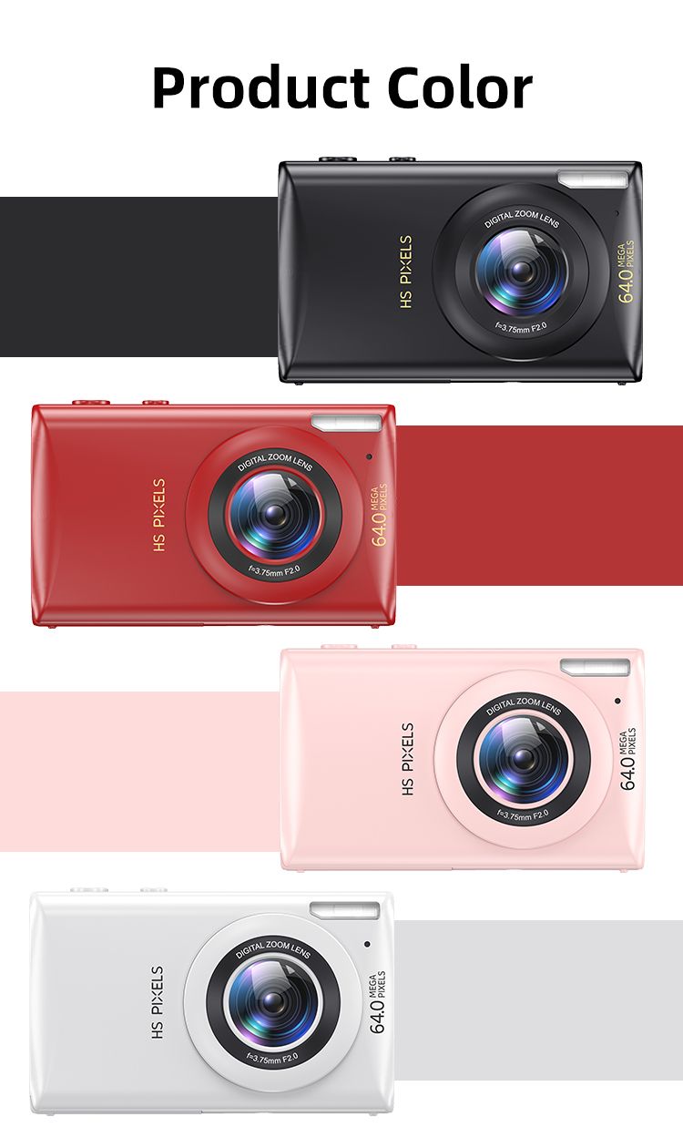 High Definition 4K 64MP 18X Zoom 2.8-inch IPS Screen Photography Digital Camera_voghion.com
