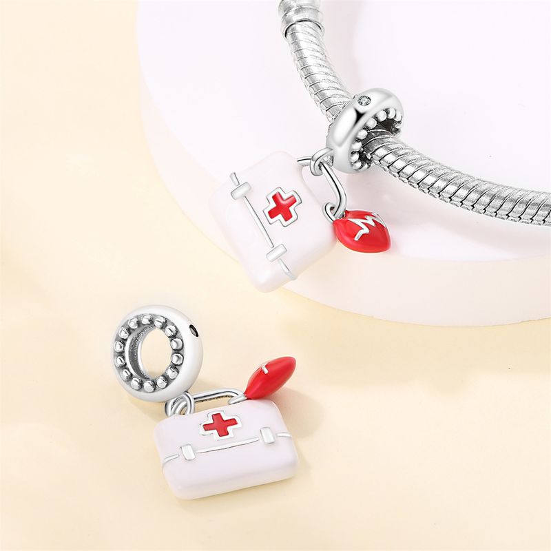 Gioielli da donna in argento 925 placcato in rame, con nota musicale, scatola per medicinali, perline per denti, ciondolo, accessori fai da te, bracciale_voghion.com