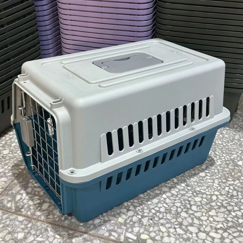 Flugzeugtaugliche Katzentransportbox, tragbare Haustier-Reisebox für Katzen und Hunde_voghion.com