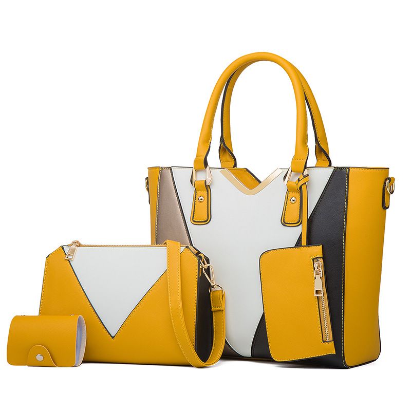 2025 Nuova moda semplice set di quattro borse a tracolla da donna madre-figlia con tracolla singola_voghion.com