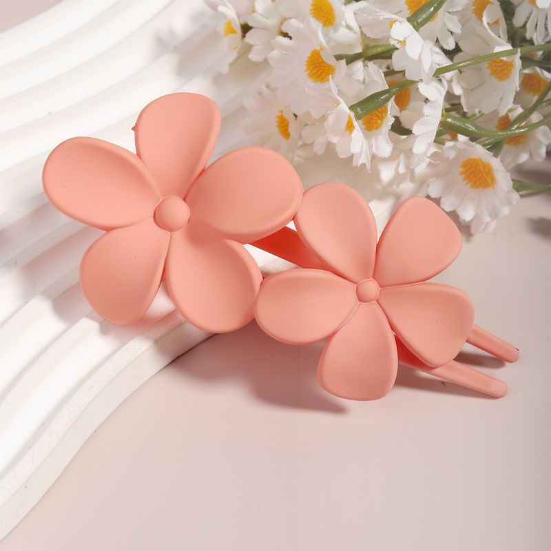 Set van 8 snoepkleurige eendenbekclips met bloemenmotief - Premium lente-/zomerhaarspelden voor schattige zijwaarts geveegde en half-opgestoken kapsels_voghion.com
