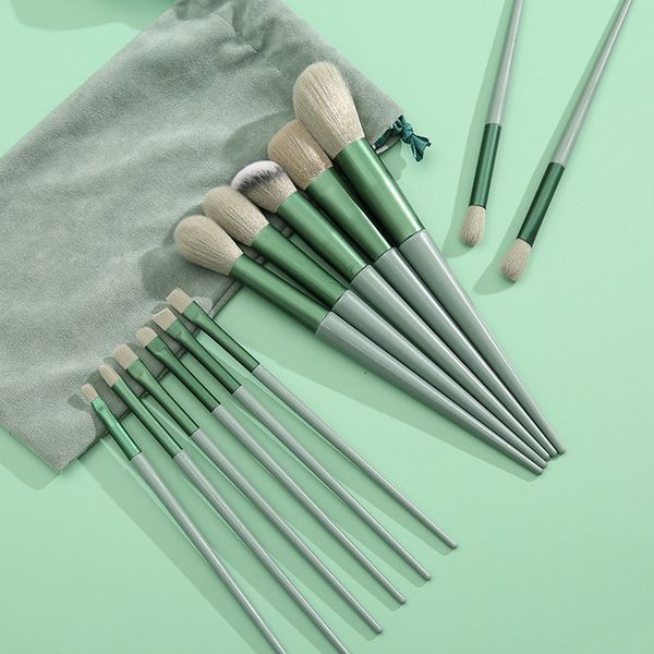 13 PCS Make-Up Pinsel Set Lidschatten Foundation Frauen Kosmetik Pinsel Lidschatten Rouge Pulver Blending Schönheit Soft-Make-Up-Tools_voghion.com