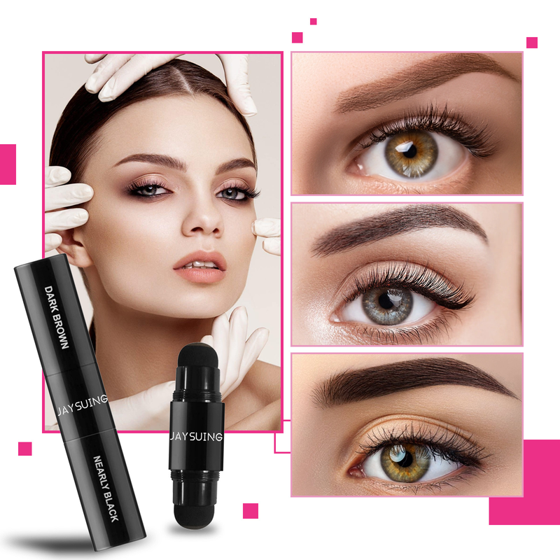 Jaysuing Augenbrauen-Druckset Lazy Makeup Augenbrauen-Druck Augenbrauencreme Haaransatz Natürlich Wasserdicht Nicht Verschmieren Augenbrauencreme_voghion.com