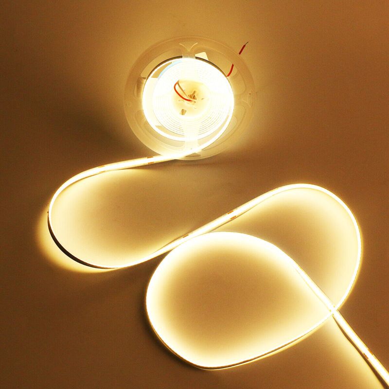 LED-Streifenlichter 12V COB Hohe Dichte Flexibles Band Seil Schrank Küchenlicht_voghion.com