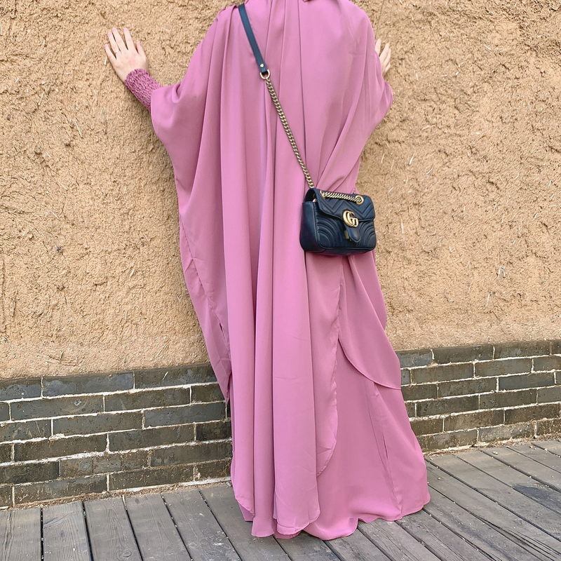 Large swing solid color robe suit dress _voghion.com