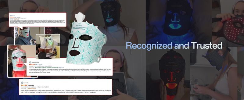 Red Light Mask For Face - 7 Colors Red Light Mask, Facial Skin Care At Home, Cordless, Ergonomic Design And Rechargeable For Home - Green_voghion.com