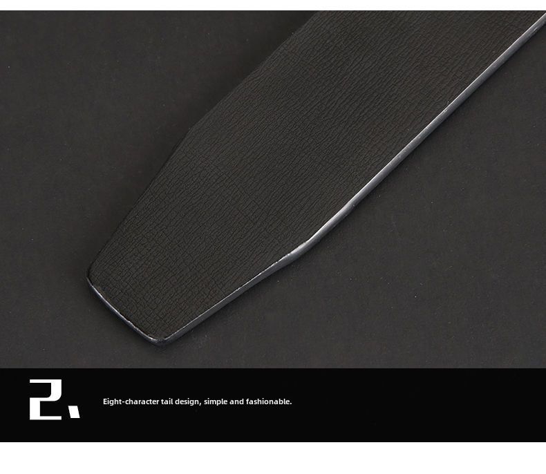 New toothless automatic buckle men's belt hole distance 5CM no card slot No buckle factory wholesale one-piece delivery_voghion.com