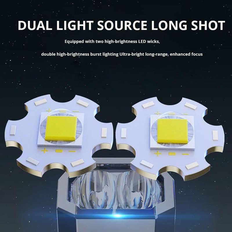 1PC Taschenlampe Starkes Licht Wiederaufladbare Outdoor Langstrecken Auto Clip Kleine Mini Tragbare Haushalt Langlebig Led Licht Aufladen HMM_voghion.com