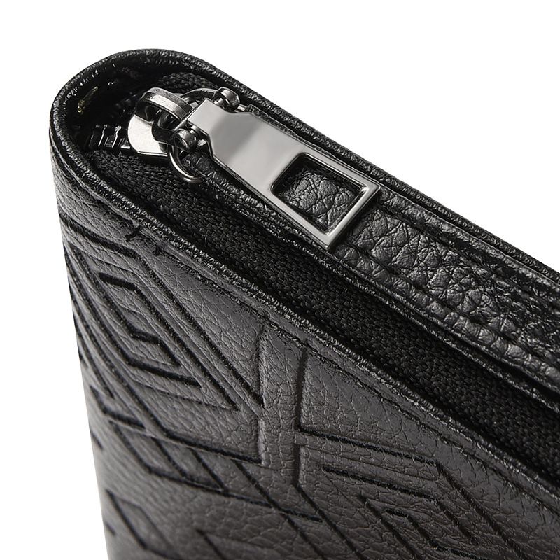 Lange Handytasche mit Reißverschluss für Herren mit mehreren Kartenfächern, stilvoll, mit großem Fassungsvermögen und multifunktionaler Handheld-Tasche_voghion.com