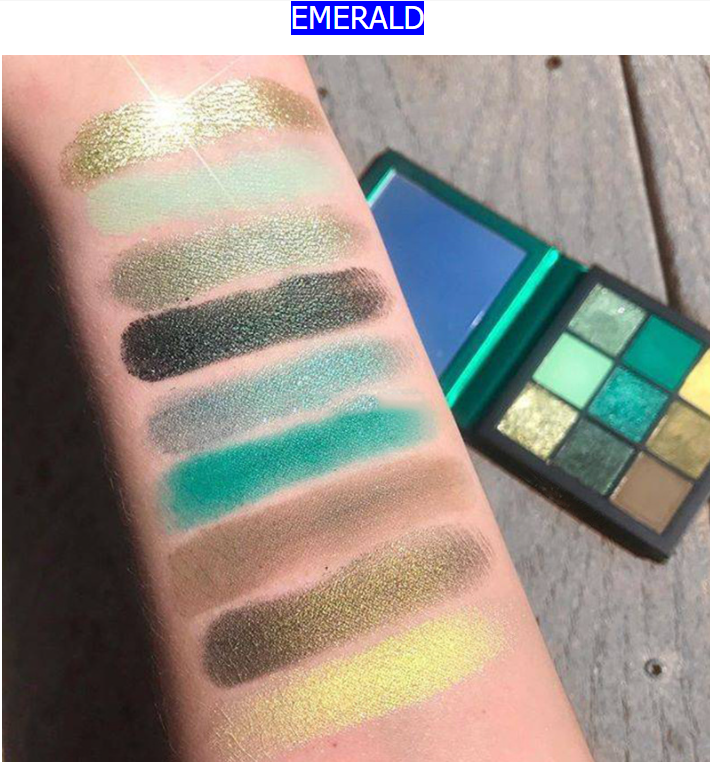 Nowy 9-kolorowy cień do powiek Perłowy cień do powiek Smoky Eye, dziewięciokolorowy diamentowy pojemnik na cienie do powiek_voghion.com