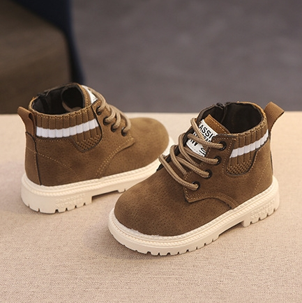 Kinderschuhe, Martin-Stiefel für Kinder, neue warme und verdickte Lederstiefel für Jungen, kurze Schneestiefel für Mädchen_voghion.com