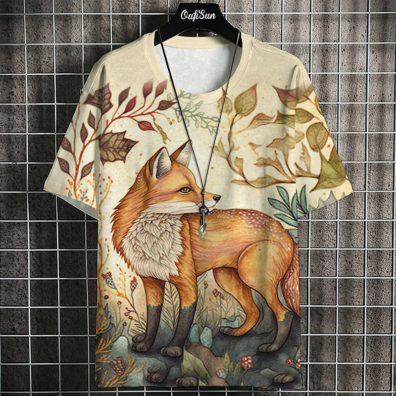 Roupas masculinas 2024 Primavera e verão Camiseta Hip Hop Series Impressão digital 3D Camiseta esportiva de manga curta masculina Tops_voghion.com