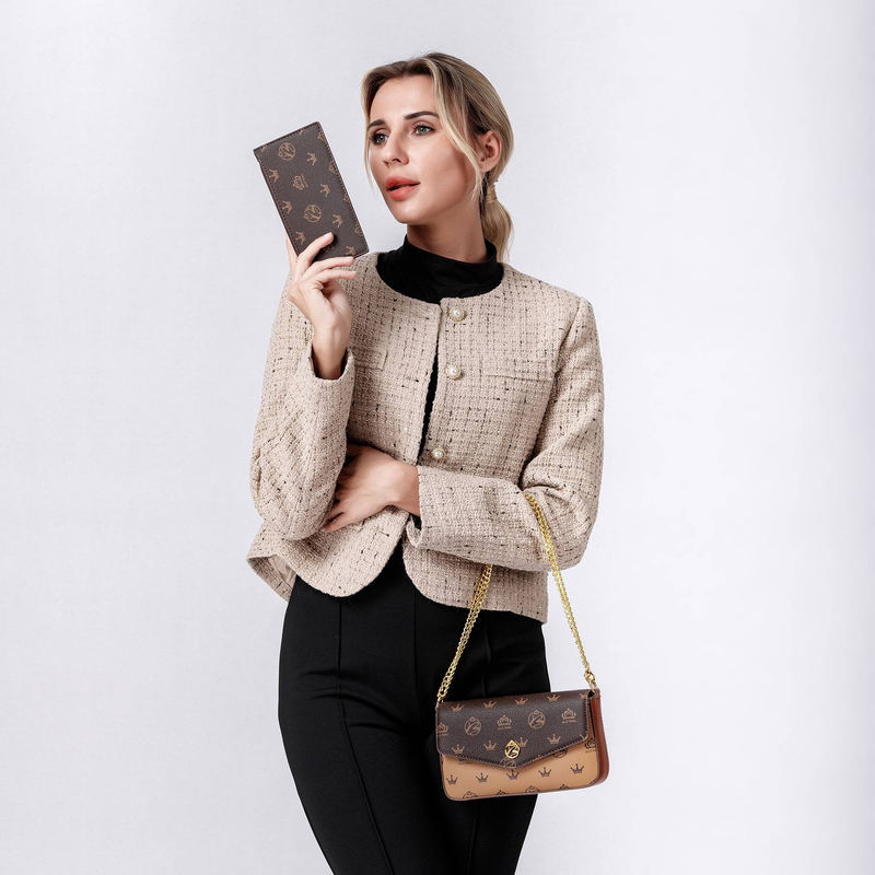 Sac à bandoulière pour femme, simple et à la mode, haut de gamme mais simple, petit sac enveloppe à bandoulière simple de luxe avec design parent-enfant._voghion.com