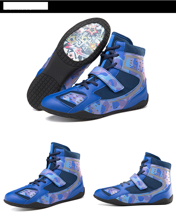Neue Wrestlingschuhe Herren High Top Indoor Sportschuhe, Schlittenstiefel, Squat-Schuhe, Kampfschuhe für Männer und Frauen, Boxschuhe_voghion.com