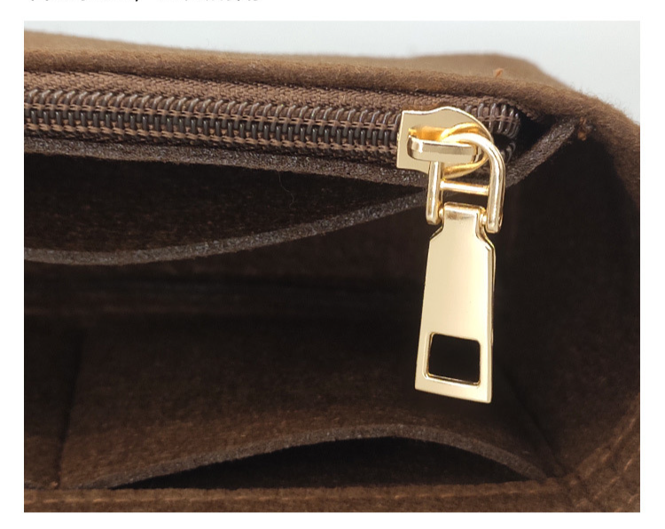 Filz Kosmetiktasche Innenfutter Tasche Innenfutter Tasche Anti-Schmutz-Tasche Unterstützung Einfarbig Seite Pull Schutz Innenfutter_voghion.com