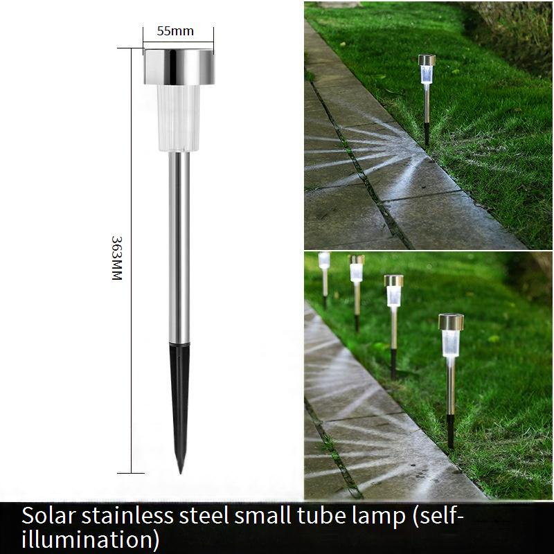 Solar LED Garden Lights, Waterproof Outdoor Lawn Lights, Decorative Landscape Lighting For Yard & Pathway_voghion.com