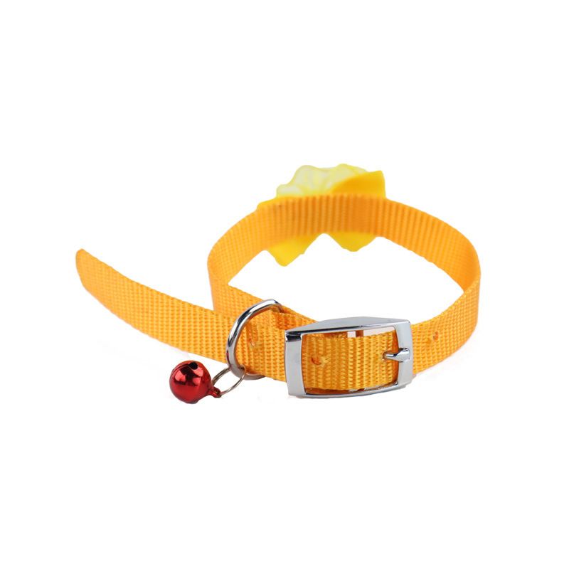 Butterfly Diamond Flower Bell Pet Single Color Multiple Colors Available Cat Dog Collar_voghion.com