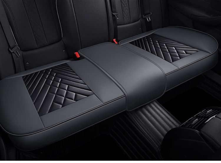 Car seat cushion four seasons general breathable seat cushion new non-slip three-piece set single-seat Nappa leather fully surrounded_voghion.com