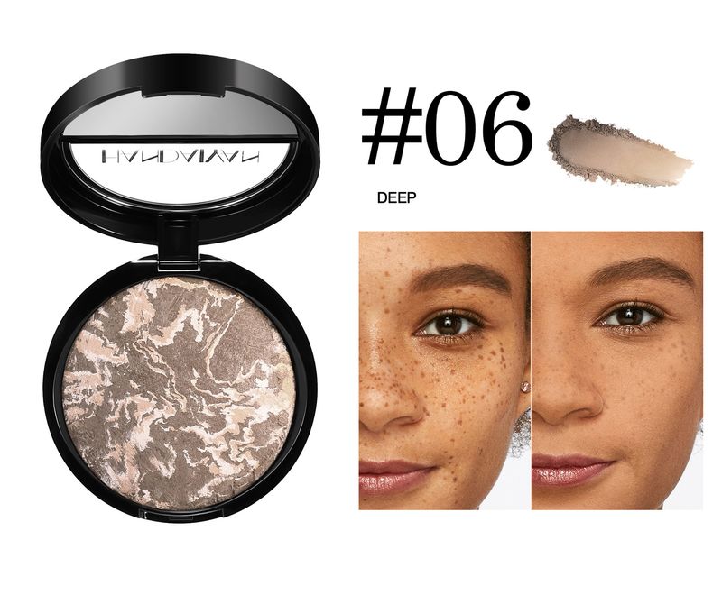 HANDAIYAN Highlight And Contour Setting Powder - Pearl - Finished, Oil - Control, Baked Powder For Concealing And Setting Makeup_voghion.com