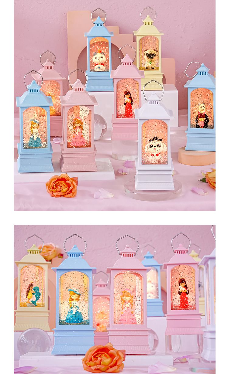 Süße Prinzessin Kindertagsgeschenk mit Schnee-Spieluhr Kristallkugel Spieluhr Geburtstagsgeschenk für Mädchen_voghion.com