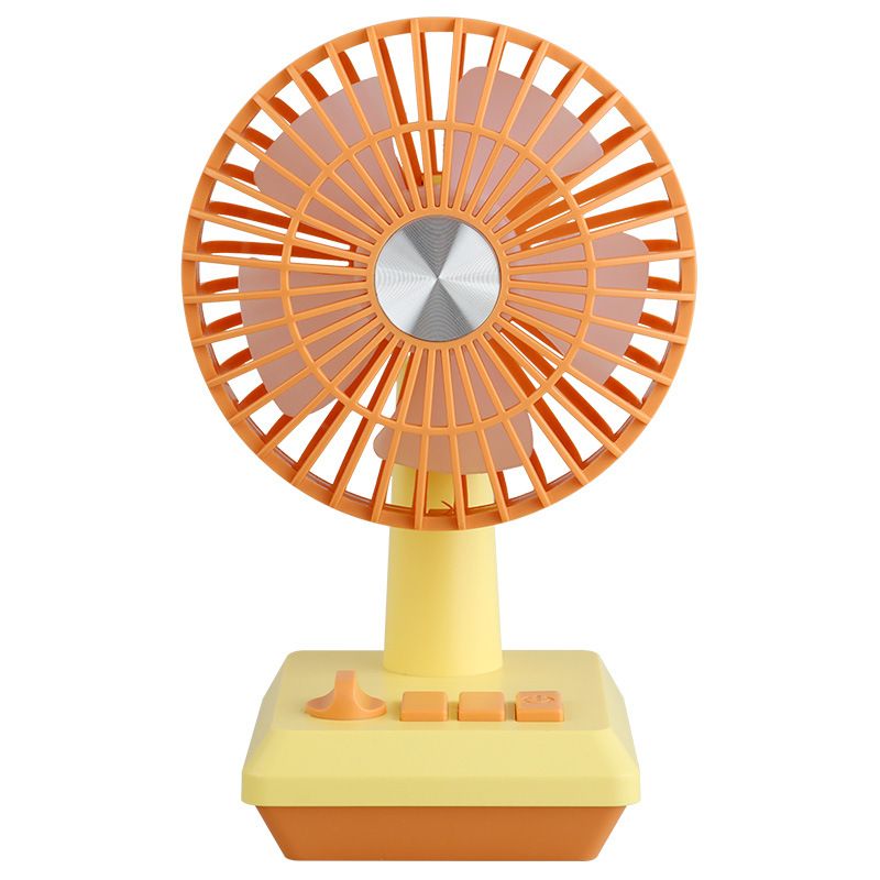 Drip Candy Color Mini Nostalgic Desktop USB Rechargeable Fan Summer Student Gift_voghion.com