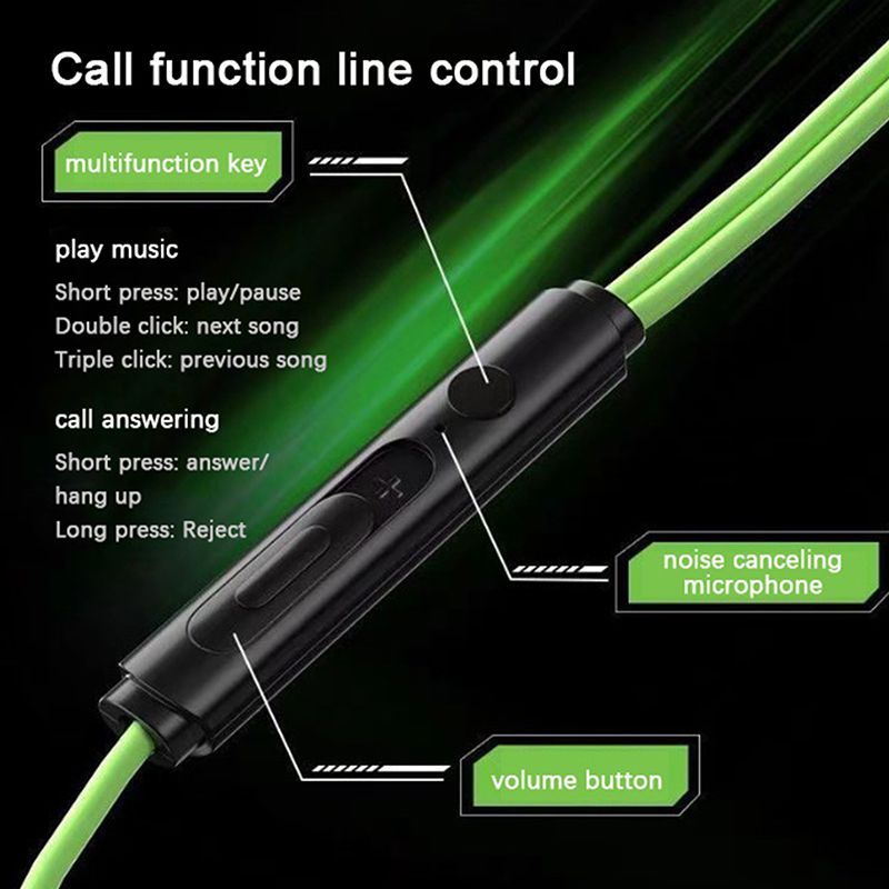 Game E-sports Earphones Type-c/3.5mm Plug Wired Earbuds Low Latency Waterproof Gaming Headset With Microphone_voghion.com