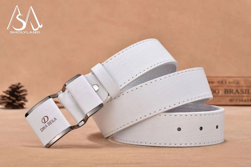 HOT Hot Selling New Trendy Slim Fit Smooth Buckle Classic Business Casual Fashionable Simple and Versatile Men's Belt_voghion.com