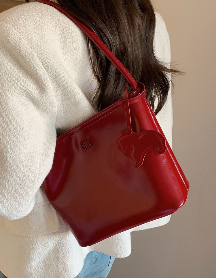 Nanfeng Chio2nd Pony Maple Candy Pocket Tote Borsa a tracolla piccola da ufficio per donna_voghion.com