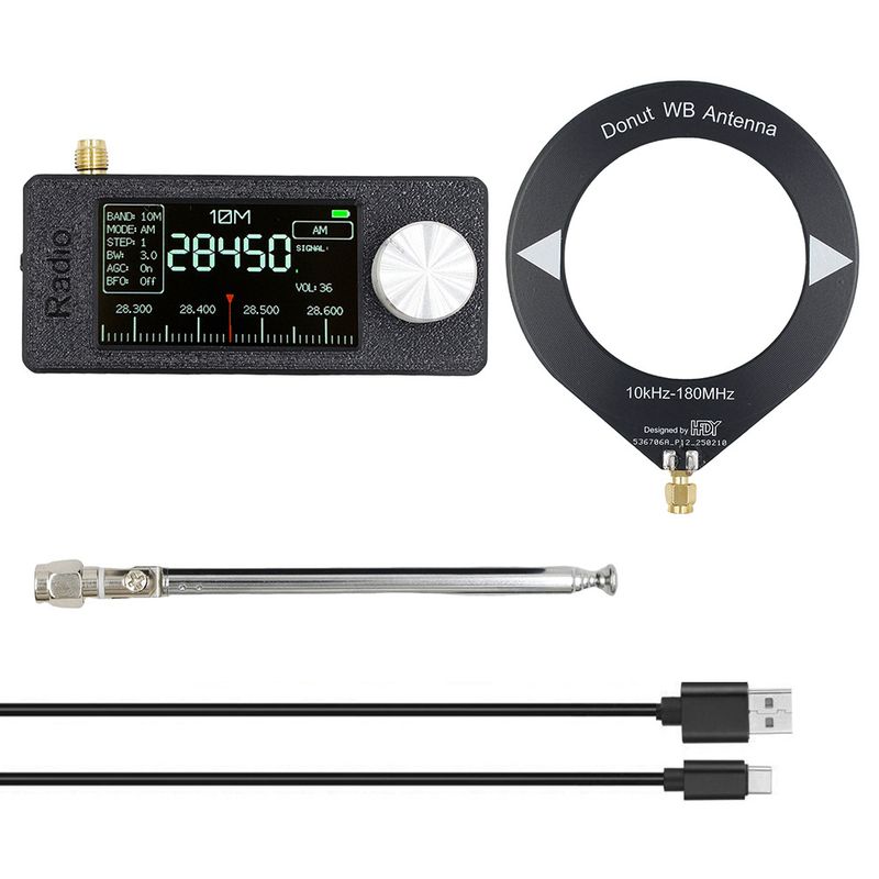 SI4732 Portable 0.5-108 MHz LSB USB AM FM Mini Pocket Radio_voghion.com