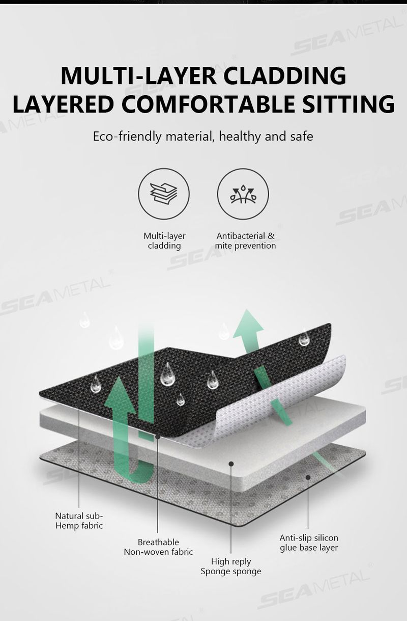 SEAMETAL Breathable Car Cover 100% Linen Cooling Cushion Wear-Resistant Sweat-Absorbing Seat Protector For Suv Sedan_voghion.com