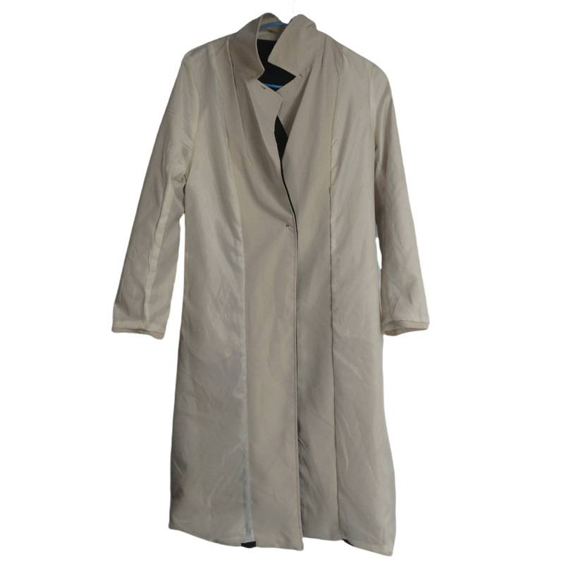 Cappotto lungo da donna con cintura in vita e temperamento da dea_voghion.com