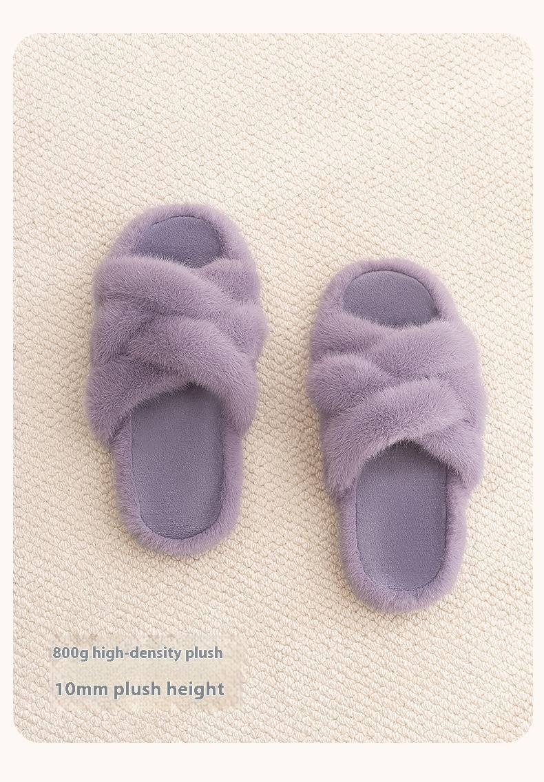Open teenpantoffels voor dames – comfortabele binnenpantoffels met fleecevoering en antislip TPR-zool (3 snoepkleuren, maten 34-41)_voghion.com