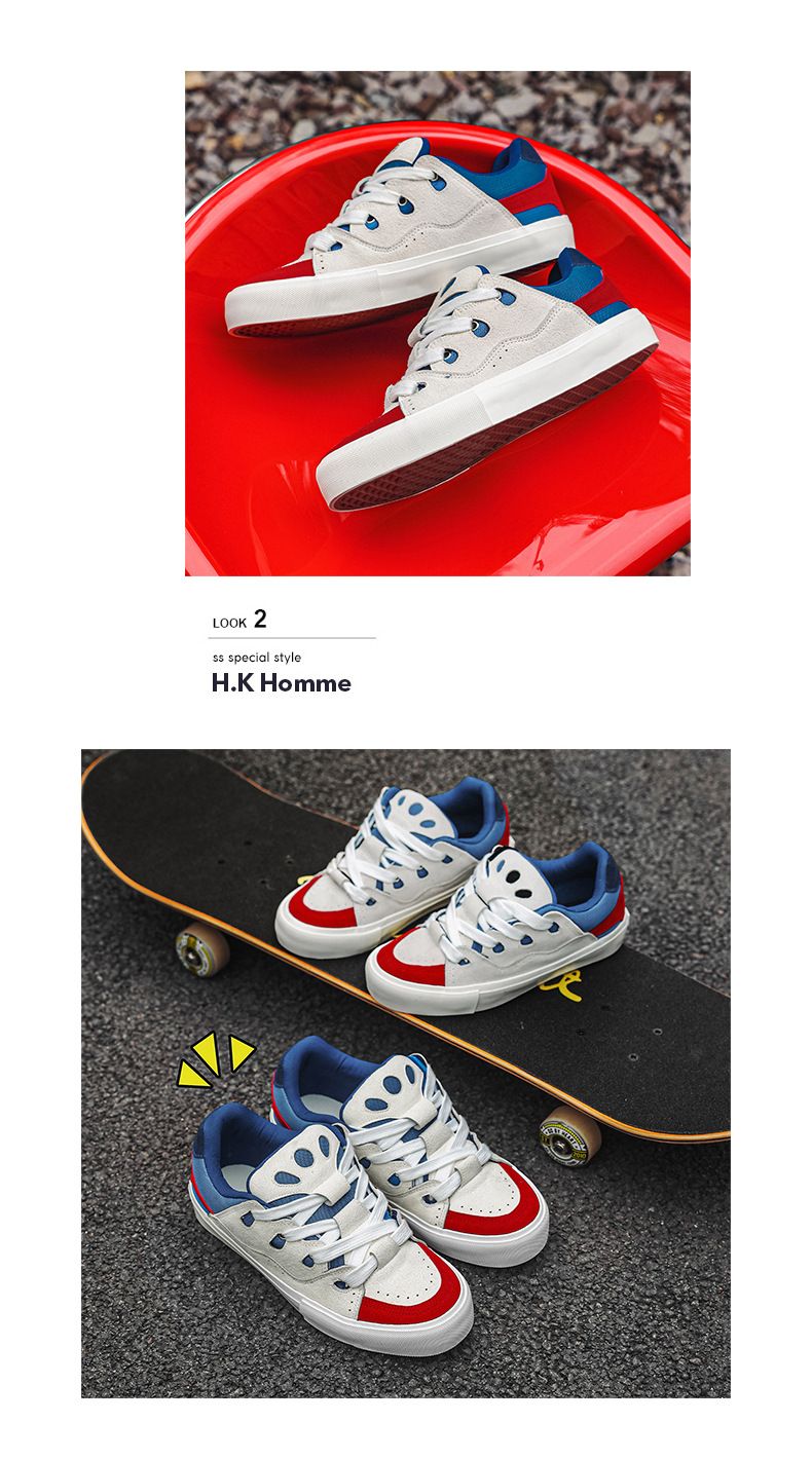 Neue Frühjahr 2025 Brot Schuhe Für Männer Und Frauen, Paare Leinwand Skateboard Schuhe_voghion.com