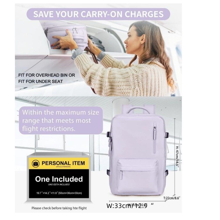 2024 Nova mochila de viagem recarregável USB de grande capacidade, mochila escolar multifuncional, mochila de estudante, bolsa de viagem tipo caixa, bolsa de viagem de negócios_voghion.com