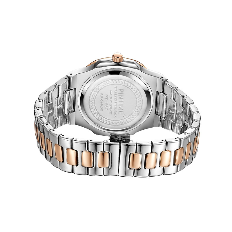 Men's Stylish Business Quartz Watch With Date Function, 30M Water Resistance, Stainless Steel Jewelry Clasp, Square Dial (40.5mm)_voghion.com