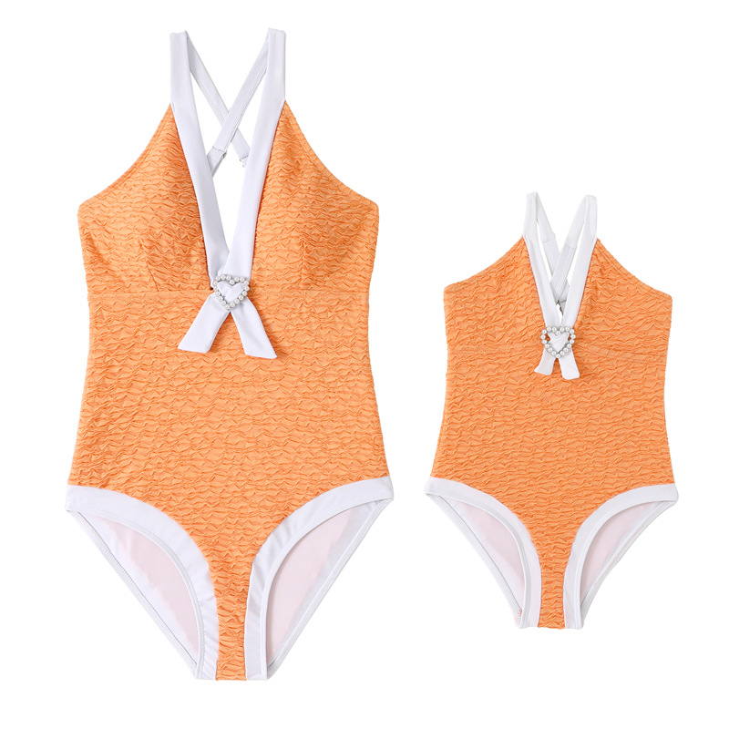 Maillot de bain familial Maillot de bain une pièce familial élégant_voghion.com