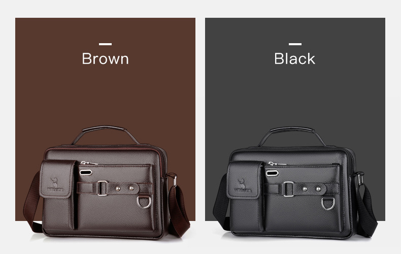 Männer Anti-diebstahl PU Leder Schulter Taschen Wasserdichte Business Handtasche Reise Tote Umhängetasche Kreuz körper Messenger Tasche Pack für Männliche_voghion.com