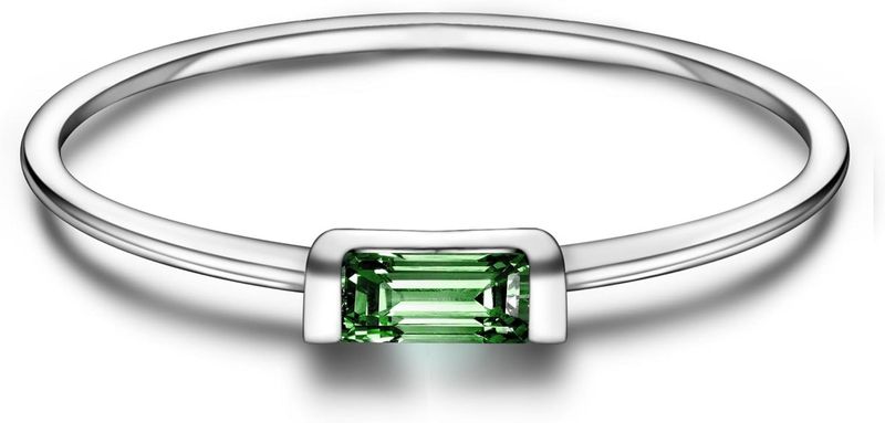 Anello in argento sterling S925 per donna con pietra portafortuna di dicembre, squisito design di nicchia, stile di design di alta gamma_voghion.com