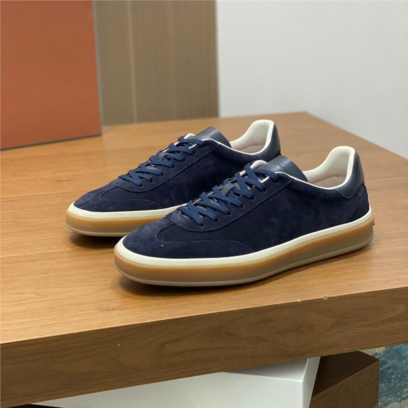 Zapatos casuales de ante para hombre, de cuero genuino, con cordones, de negocios, de lujo, de moda 2025_voghion.com