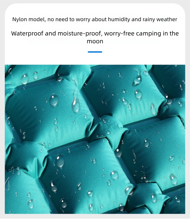 Colchão inflável dobrável para lazer ao ar livre, camping e escritório, com proteção contra umidade._voghion.com