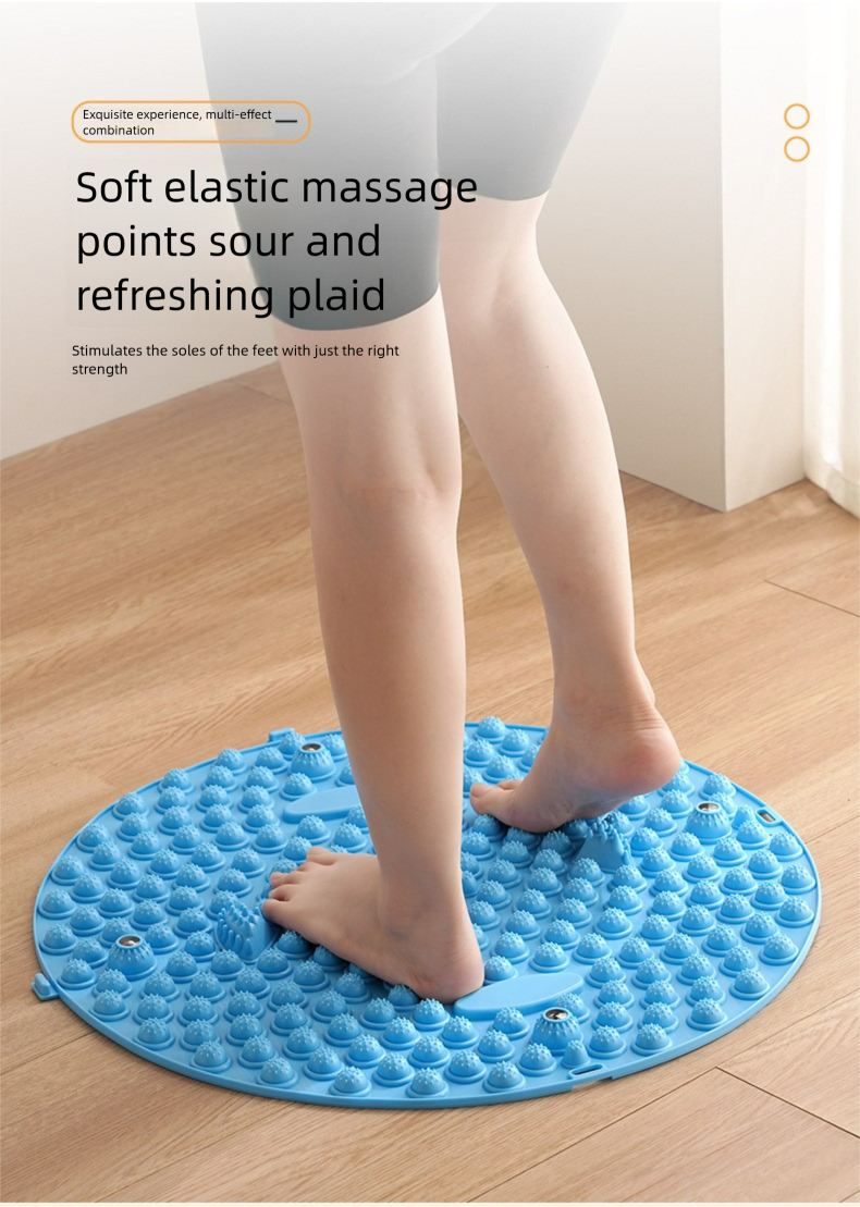 Massaggio con digitopressione per uso domestico, super sollievo dal dolore, cuscinetto rotondo per piedi, tavola di pressione per le dita dei piedi, taglia extra large_voghion.com