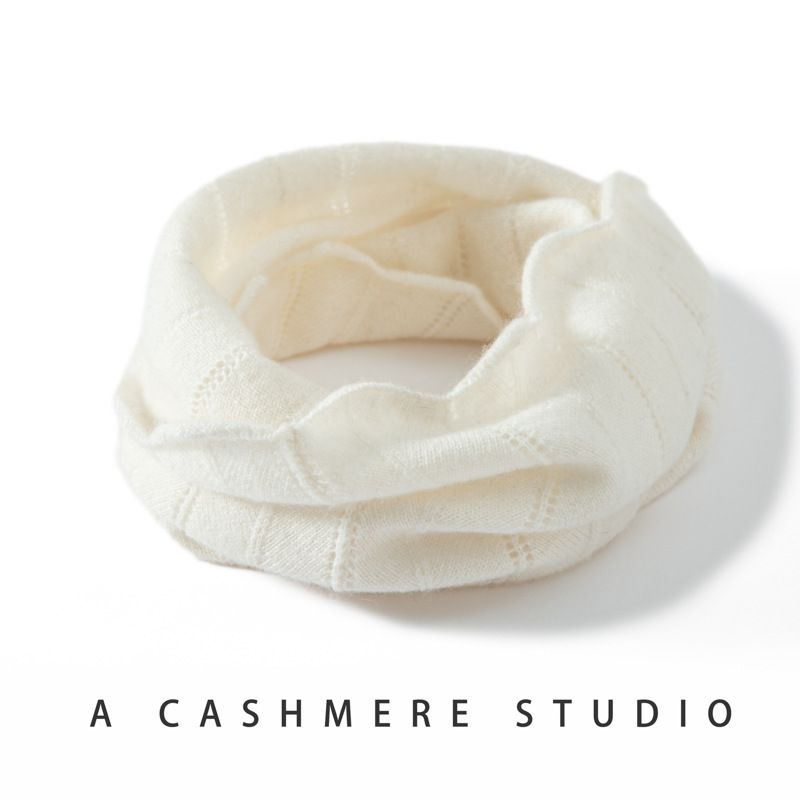 Kaschmirpullover für Herbst und Winter, Kälteschutz, Strickschal, leicht, wärmend, Halswärmer, auf Lager_voghion.com