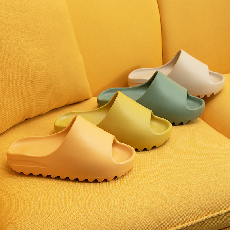 Rimp Skin Effen Kleur Zomer Slippers Platte Schoenen Student Slippers Slippers Paar Slippers Slippers_voghion.com