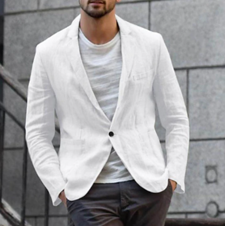 Abbigliamento maschile, giacca casual da uomo europea e americana, primavera e autunno, in cotone e lino, ampia, con maniche lunghe_voghion.com