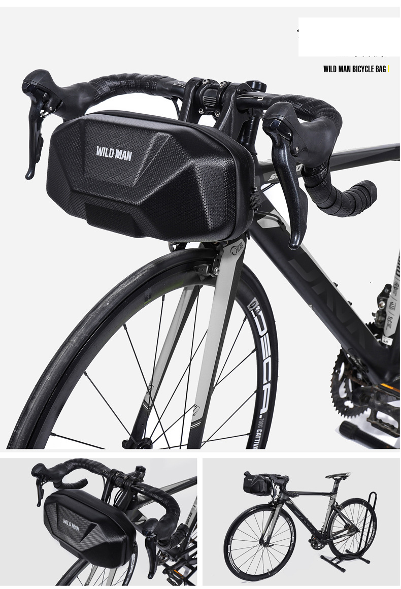 Bicycle Handlebar Bag EVA Hard Shell Electric Scooter Bag Riding Car Head Bag_voghion.com