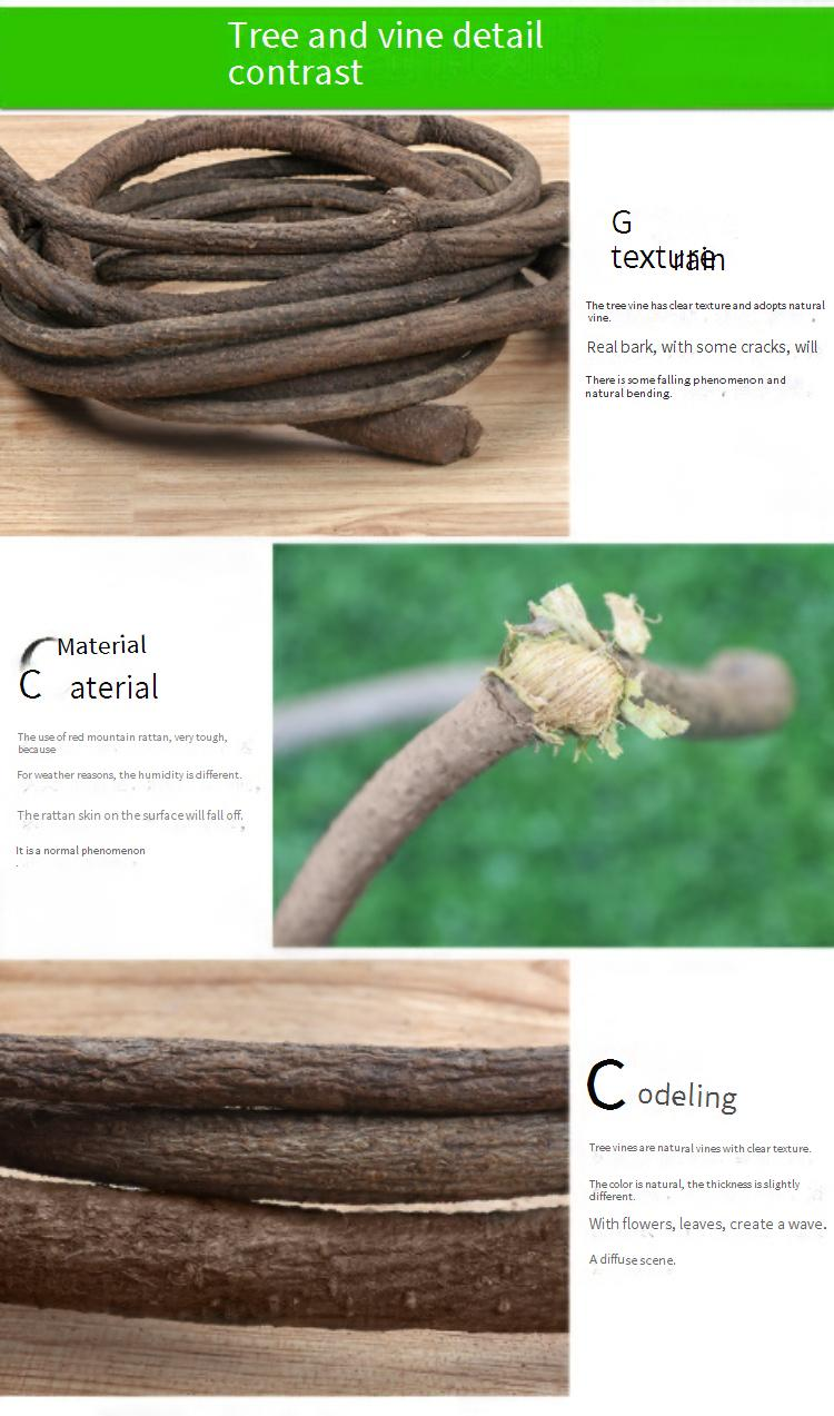 Rami e viticci artificiali dall'aspetto naturale - Edera sintetica pieghevole, glicine, vite per decorazioni di matrimoni, casa e giardino_voghion.com