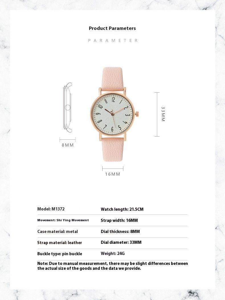 Digitale Damen-Quarzuhr im Gürtelstil_voghion.com
