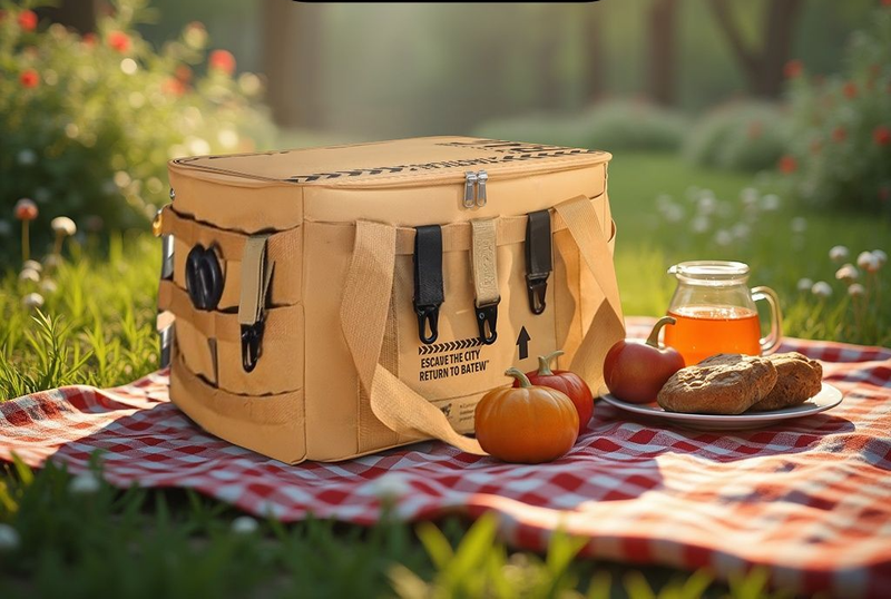 Caja de almacenamiento portátil de gran capacidad para exteriores, resistente al agua, para pesca, picnic, anticolisión, plegable y multifuncional._voghion.com